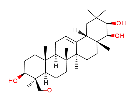 Molecular Structure of 508-01-0 (SOYASAPOGENOL A(P))