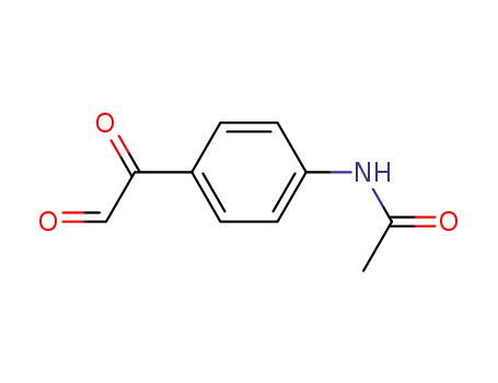 Molecular Structure of 67014-06-6 (N-(4-(2-OXOACETYL)PHENYL)ACETAMIDE)