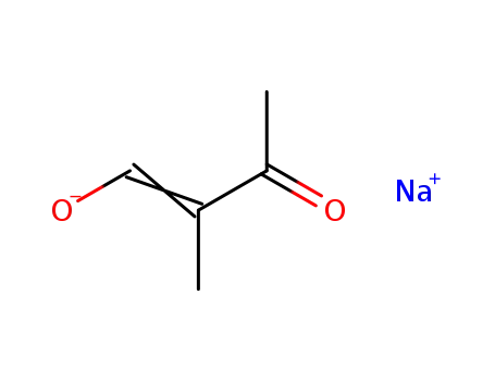 Molecular Structure of 143193-92-4 (3-Buten-2-one, 4-hydroxy-3-methyl-, sodium salt)
