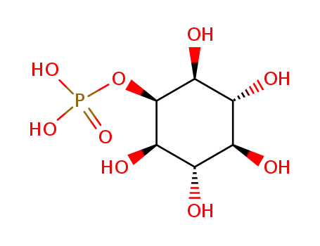 Molecular Structure of 21667-10-7 (inositol 4-phosphate)
