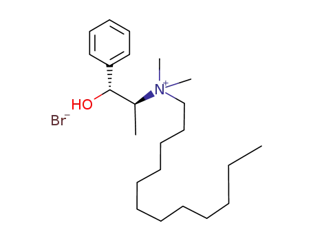Molecular Structure of 31351-20-9 ((-)-N-DODECYL-N-METHYLEPHEDRINIUM BROMI&)