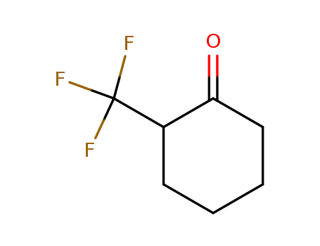 Molecular Structure of 56734-74-8 (2-(TRIFLUOROMETHYL)CYCLOHEXANONE)