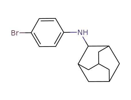Molecular Structure of 87913-26-6 (N-(2-ADAMANTYL)-N-(4-BROMOPHENYL)AMINE)