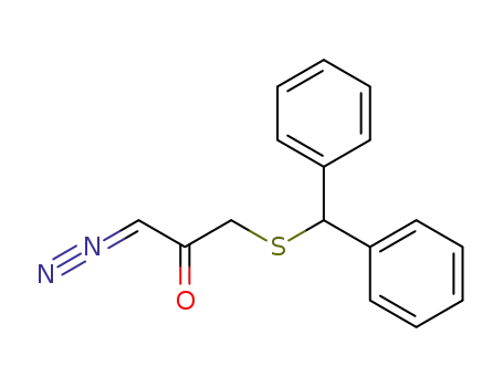3-Benzhydrylthio-1-diazo-2-propanon