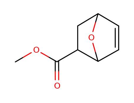 Molecular Structure of 21987-33-7 (7-Oxabicyclo[2.2.1]hept-5-ene-2-carboxylic acid, methyl ester)