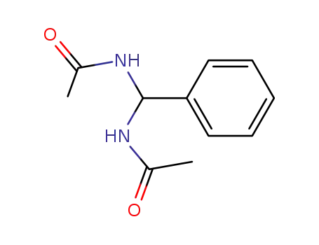 Molecular Structure of 6907-68-2 (N-(acetamido-phenyl-methyl)acetamide)