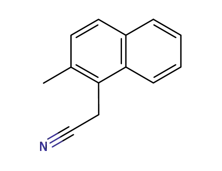 Molecular Structure of 69815-53-8 ((2-methyl-1-naphthyl)acetonitrile)