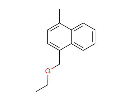 Molecular Structure of 100883-20-3 (1-ethoxymethyl-4-methylnaphthalene)