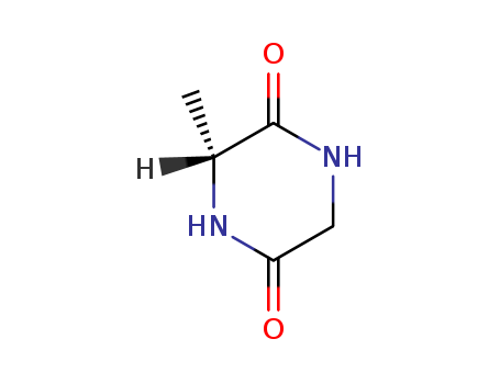 2,5-Piperazinedione,3-methyl-,(3R)-(9CI)