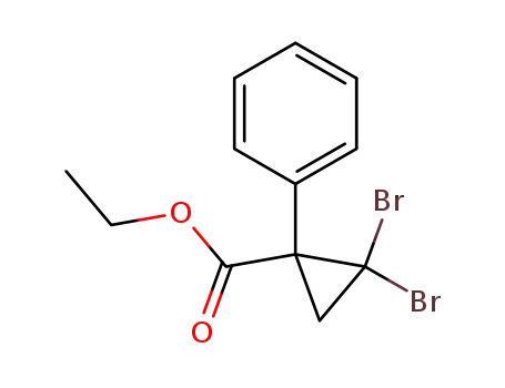 ethyl 2,2-dibromo-1-phenylcyclopropanecarboxylate