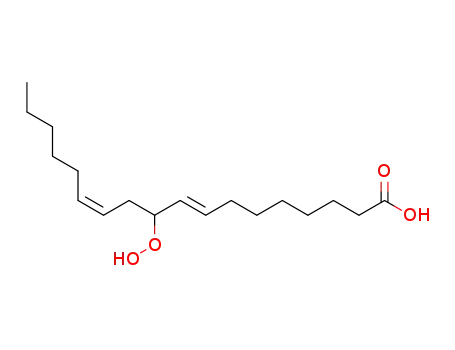Molecular Structure of 90540-32-2 (10-hydroperoxy-8,12-octadecadienoic acid)