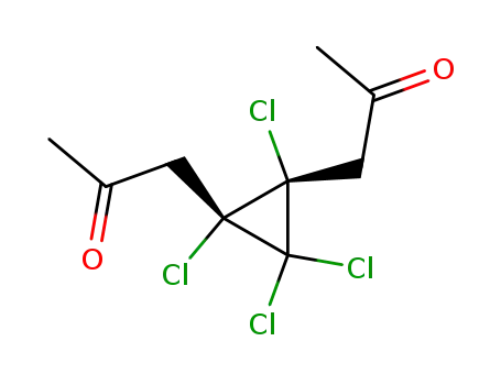 1-[(1R,3S)-1,2,2,3-Tetrachloro-3-(2-oxo-propyl)-cyclopropyl]-propan-2-one