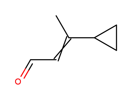 Molecular Structure of 872-77-5 (2-Butenal, 3-cyclopropyl-)