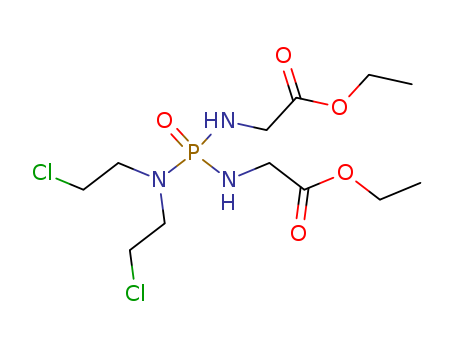 Glycine,N,N'-[[bis(2-chloroethyl)amino]- phosphinylidene]bis-,diethyl ester
