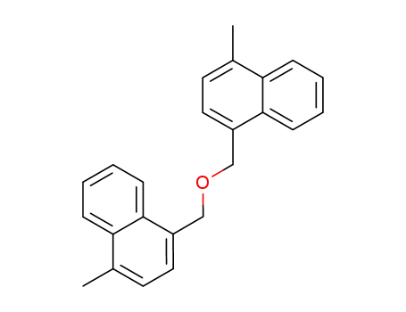Molecular Structure of 102750-86-7 (bis<(4-methyl-1-naphthyl)methyl> ether)