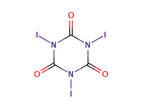 Molecular Structure of 27694-85-5 (triiodoisocyanuric acid)