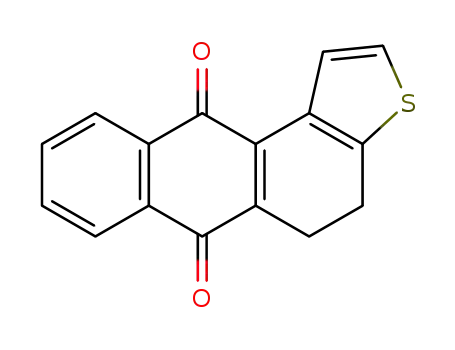Molecular Structure of 80090-37-5 (4,5,6,11-tetrahydro-6,11-dioxoanthra<2,1-b>thiophene)
