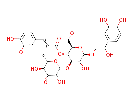 β-3,4-trihydroxyphenethyl-O-α-L-rhamnopyranosyl-(1<*>3)-4-O-caffeoyl-β-D-glucopyranoside