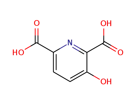 Molecular Structure of 71502-30-2 (3-Hydroxy-2,6-pyridinedicarboxylic acid)