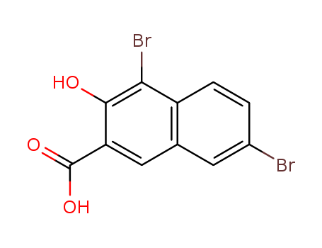 4,7-dibromo-3-hydroxynaphthalene-2-carboxylic acid cas no. 1779-10-8 98%