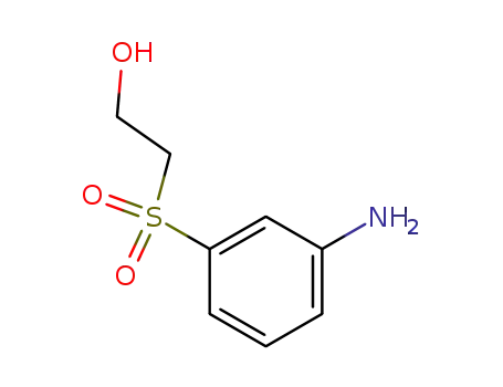 Molecular Structure of 5246-57-1 (2-[(3-Aminophenyl) Sulfonyl)Ethanol)