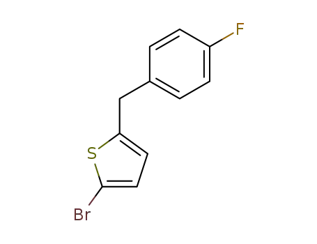 Thiophene, 2-bromo-5-[(4-fluorophenyl)methyl]-