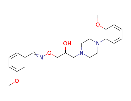 Benzaldehyde,3-methoxy-, O-[2-hydroxy-3-[4-(2-methoxyphenyl)-1-piperazinyl]propyl]oxime
