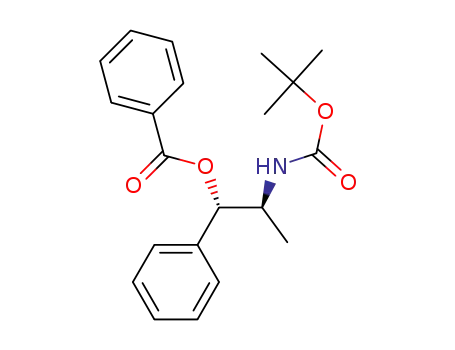 (4S,5S)-2-(tert-butoxycarbonyl-amino)-1-(benzoyloxy)-1-phenylpropane