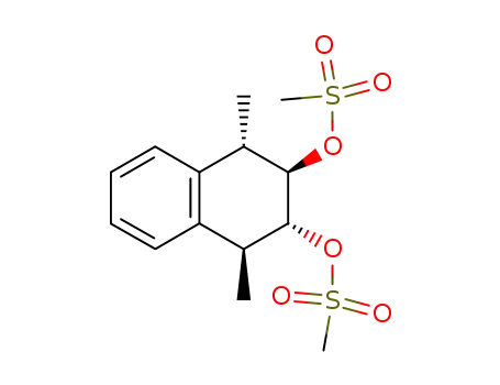 Molecular Structure of 83731-53-7 (r,t-1,4-dimethyl-t,c-2,3-bis(mesyloxy)-1,2,3,4-tetrahydronaphthalene)