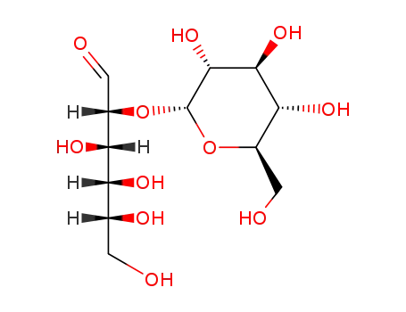 Molecular Structure of 50728-38-6 (2-O-(β-D-Mannopyranosyl)-D-mannose)