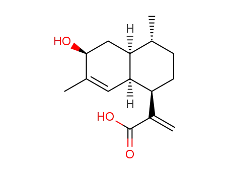 Molecular Structure of 118059-19-1 (3-β-hydroxyartemisinic acid)