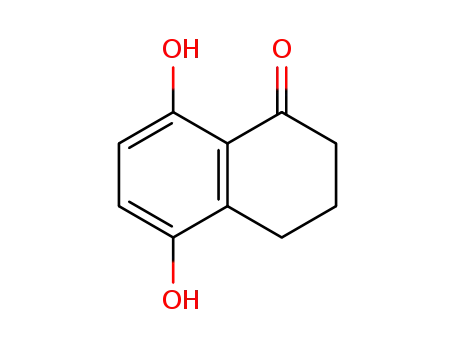 Molecular Structure of 1077-69-6 (5,8-dihydroxy-1-tetralone)