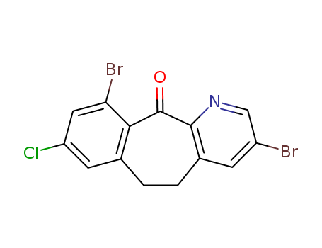 3,10-dibromo-8-chloro-5,6-dihydro-11H-benzo<5,6>cyclohepta<1,2-b>pyridin-11-one
