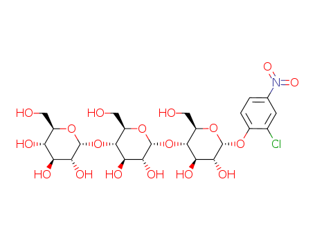 a-D-Glucopyranoside,2-chloro-4-nitrophenyl O-a-D-glucopyranosyl-(1&reg;4)-O-a-D-glucopyranosyl-(1&reg;4)-