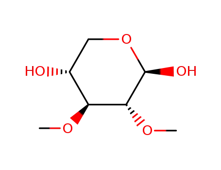 Molecular Structure of 7434-12-0 (Xylopyranose, 2,3-di-O-methyl-, .beta.-D-)