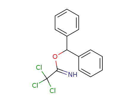 Molecular Structure of 100865-93-8 (O-diphenylmethyl 2,2,2-trichloroacetimidate)