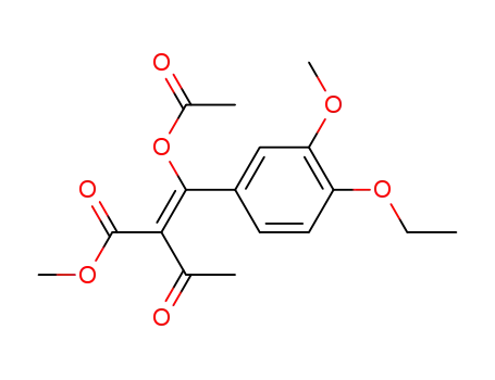 4-acetoxy-3-methoxycarbonyl-4-(3-methoxy-4-ethoxyphenyl)but-3-ene-2-one