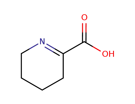 Molecular Structure of 2756-89-0 (3,4,5,6-tetrahydropyridine-2-carboxylic acid)