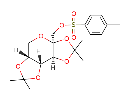 Molecular Structure of 78574-35-3 (b-D-Fructopyranose, 2,3:4,5-bis-O-(1-methylethylidene)-, 4-methylbenzenesulfonate)