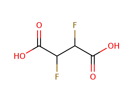 Molecular Structure of 392-46-1 (meso-2,3-difluorosuccinic acid)
