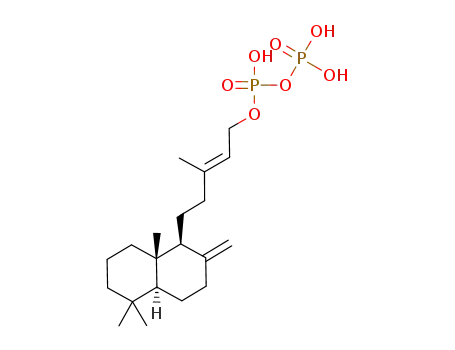 Molecular Structure of 19380-47-3 ((5S,9S,10S)-copalyl diphosphate)