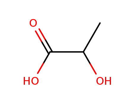 Molecular Structure of 598-82-3 (DL-Lactic acid)