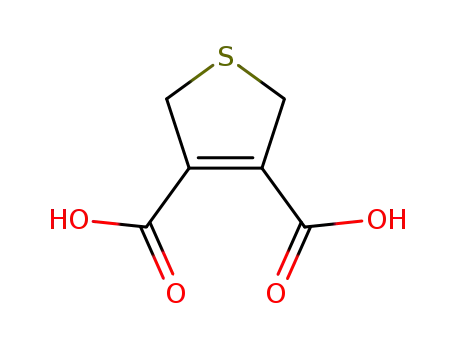 Molecular Structure of 20688-07-7 (2,2,4,4-tetrahydrothiophene-3,4-dicarboxylic acid)