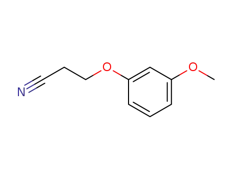Molecular Structure of 6279-84-1 (3-(3-methoxyphenoxy)propanenitrile)