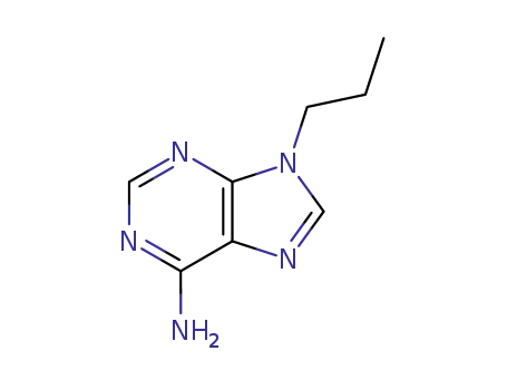 Molecular Structure of 707-98-2 (9-propyl-9H-purin-6-amine)