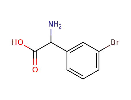 Molecular Structure of 79422-73-4 (2-AMINO-2-(3-BROMOPHENYL)ACETIC ACID)