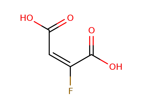 Molecular Structure of 760-82-7 (2-fluoro maleic acid)