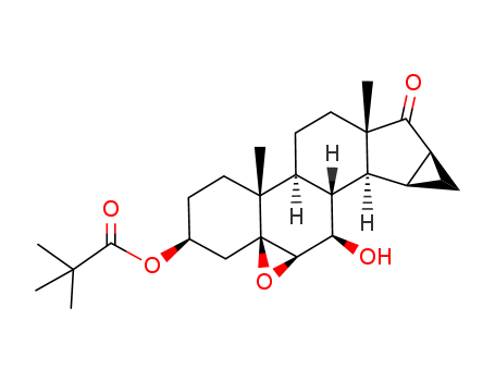 5,6β-epoxy-7β-hydroxy-15β,16β-methylene-3β-pivaloyloxy-5β-androstan-17-one