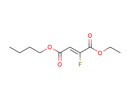 Molecular Structure of 760-91-8 (Fluorfumarsaeure-butylethylester)
