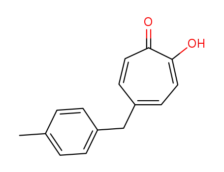 Molecular Structure of 77367-83-0 (5-(p-tolylmethyl)tropolone)